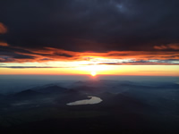 Sunrise on Fuji